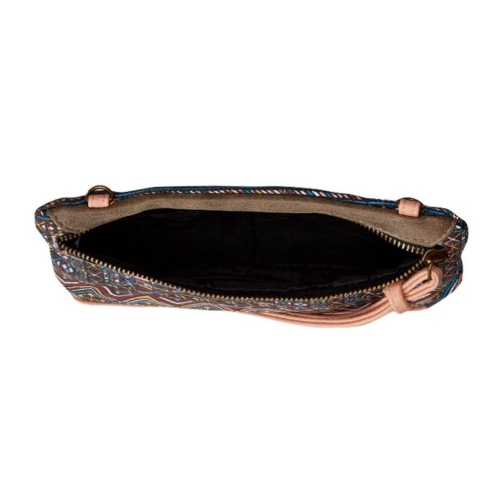 Geometric Print Zip Closure Chain Crossbody Bag - Picture 4 of 8